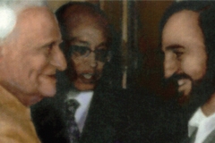In New Delhi with the Indian President V. V. Giri (1987)
