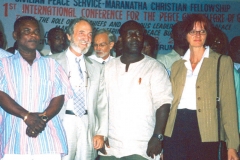 In Ghana at the First International Conference for Peace and Prosperity of Nations