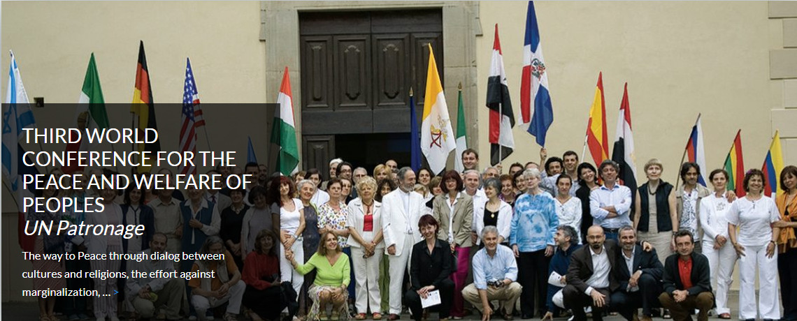 THIRD WORLD CONFERENCE FOR THE PEACE AND WELFARE OF PEOPLES<BR><I>UN Patronage</I>